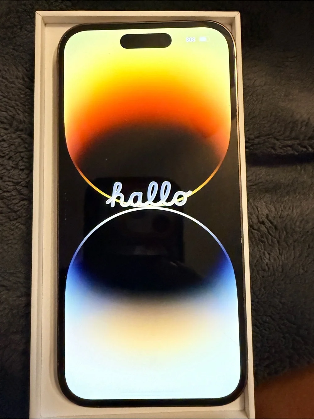 Apple iPhone 14 Pro Deep Blue with Triple Camera